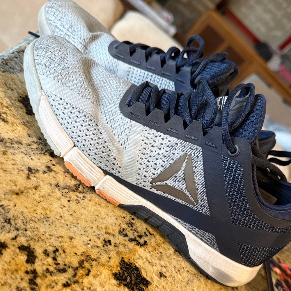 Reebok Dark Blue and Light Gray Sneakers